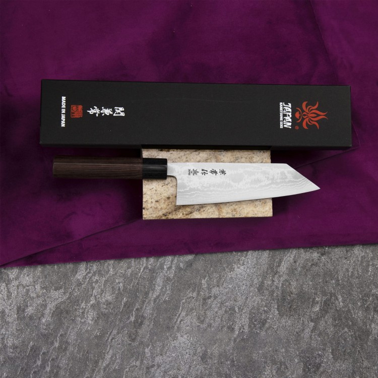 Kanetsune Zen-Bokashi Aogami#2 Nóż Bunka 17 cm
