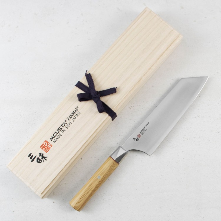 Mcusta Zanmai Beyond Aogami Super Nóż Bunka 18 cm