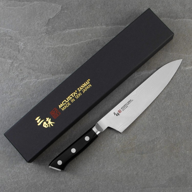 Mcusta Zanmai Classic Damascus VG-10 Pakka Nóż szefa 18 cm