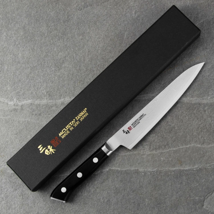 Mcusta Zanmai Classic Damascus VG-10 Pakka Nóż uniwersalny 15 cm