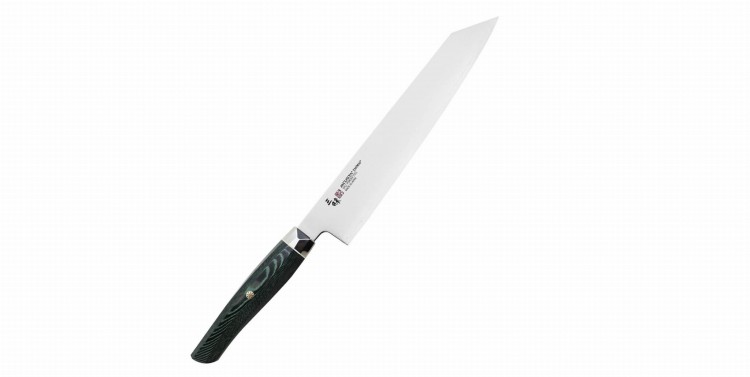 Mcusta Zanmai Green Revolution SPG2 Nóż Kiritsuke Gyuto 23 cm