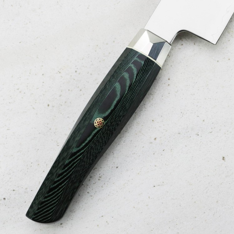 Mcusta Zanmai Green Revolution SPG2 Nóż Kiritsuke Gyuto 23 cm