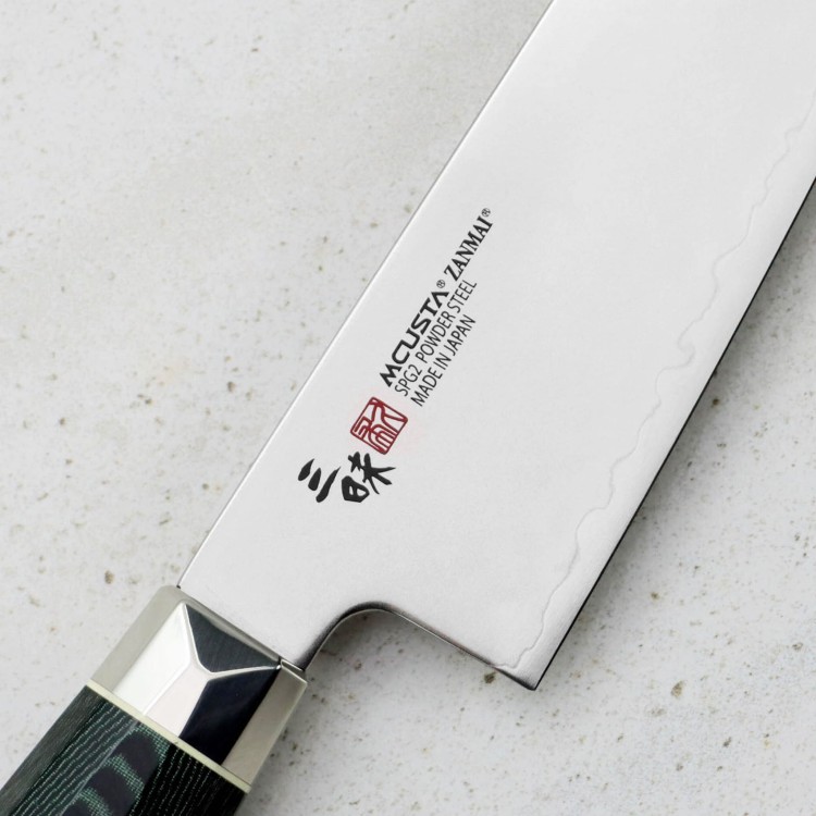 Mcusta Zanmai Green Revolution SPG2 Nóż Ko-Santoku 15 cm