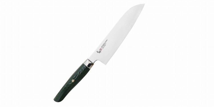 Mcusta Zanmai Green Revolution SPG2 Nóż Santoku 18 cm
