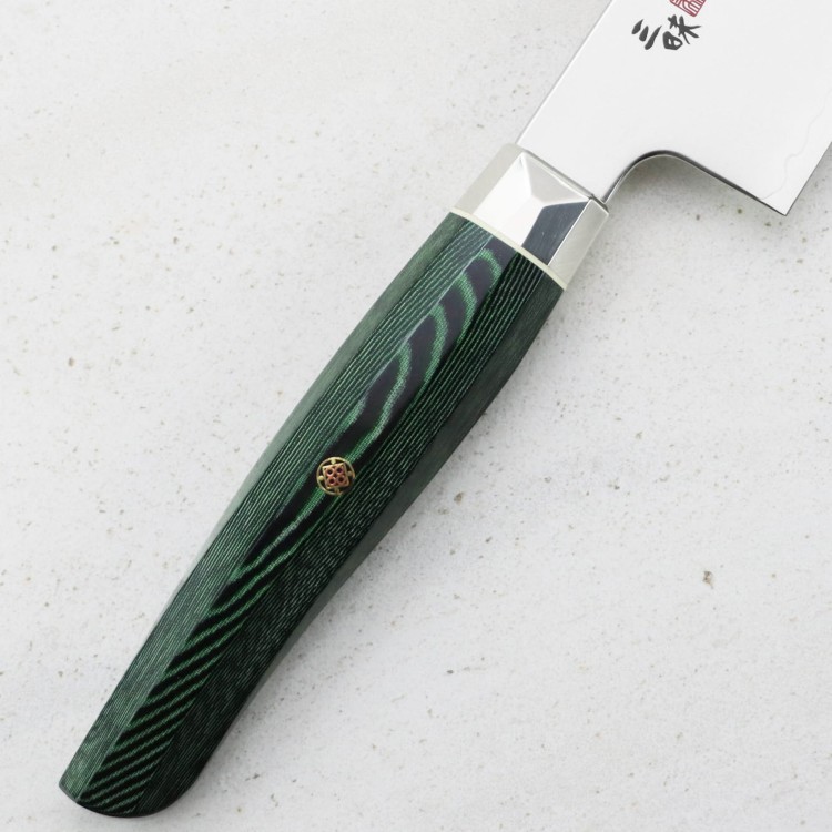 Mcusta Zanmai Green Revolution SPG2 Nóż Santoku 18 cm