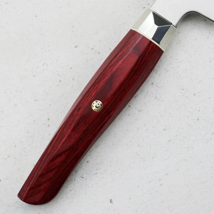 Mcusta Zanmai Red Revolution SPG2 Nóż Santoku 18 cm