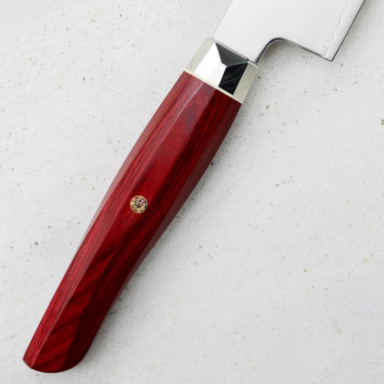 Mcusta Zanmai Red Revolution SPG2 Nóż Kiritsuke Gyuto 23 cm