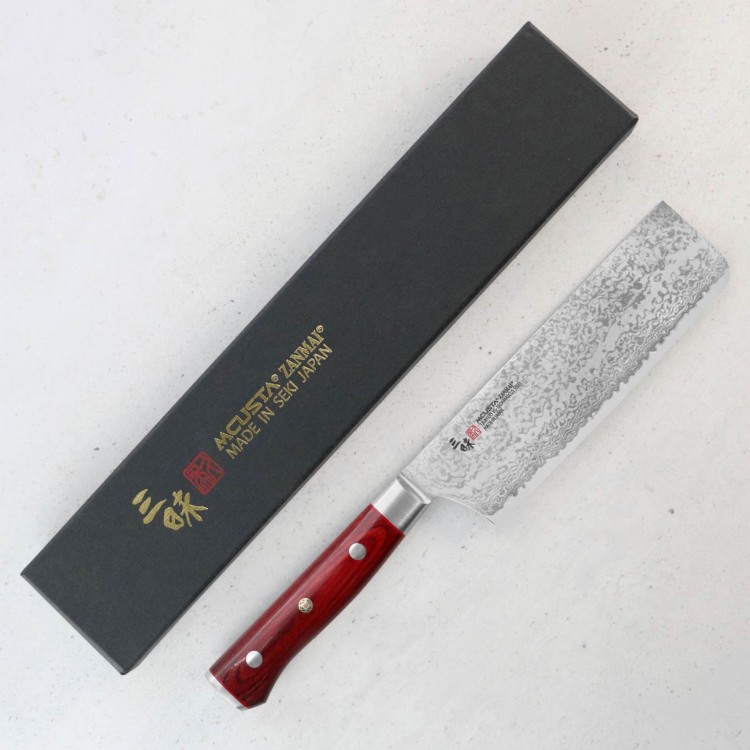 Mcusta Zanmai VG-10 Pro Flame Nóż Nakiri 16,5 cm