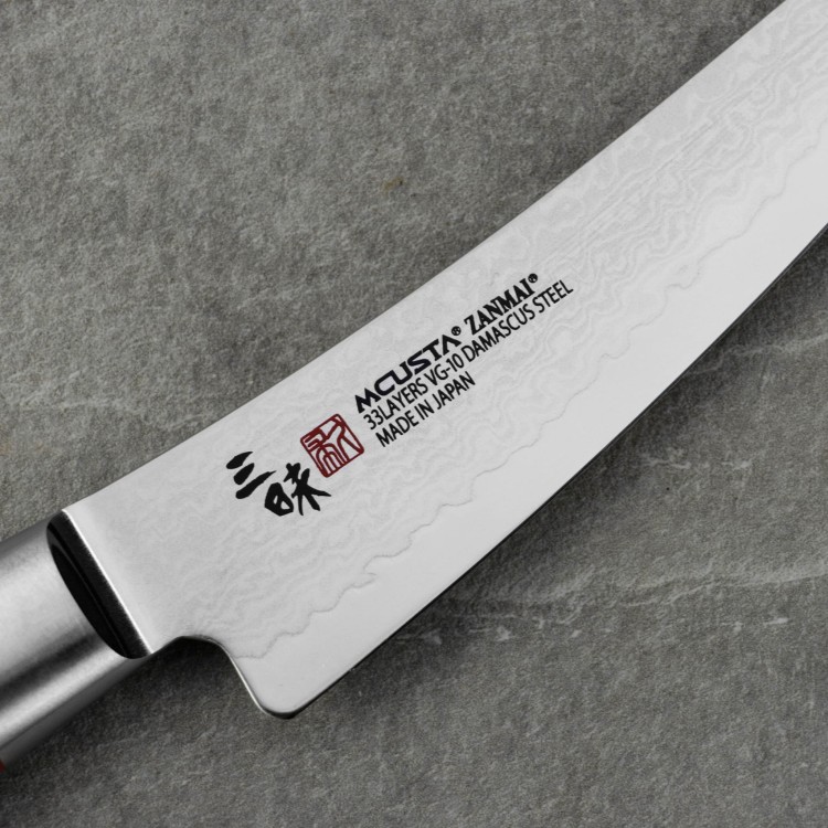 Mcusta Zanmai VG-10 Pro Zebra Nóż do wykrawania 16,5 cm
