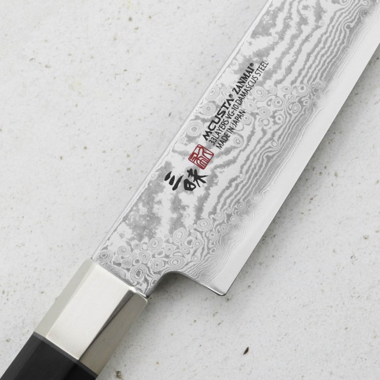 Mcusta Zanmai VG-10 Splash Nóż Sujihiki 24 cm