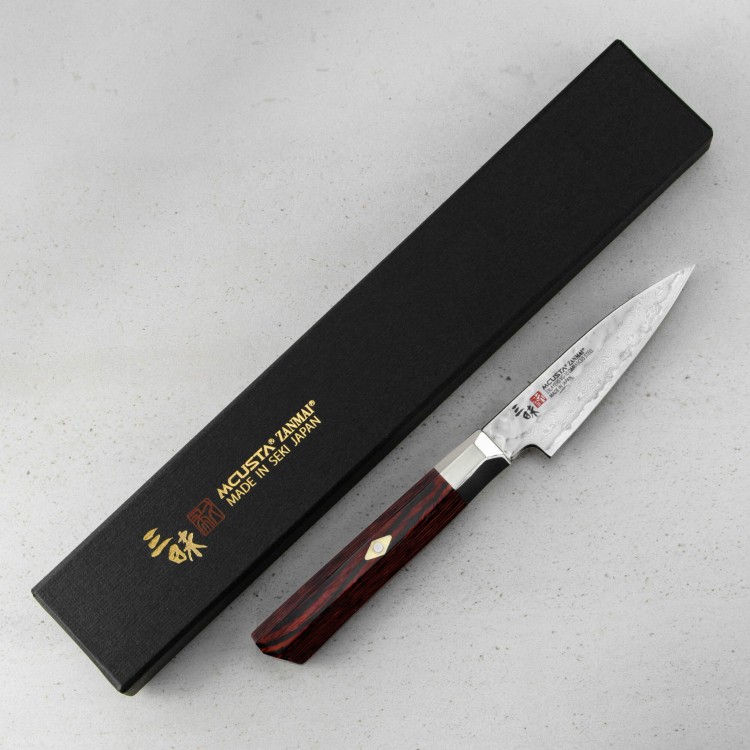 Mcusta Zanmai VG-10 Supreme Hammered Nóż do obierania 9 cm