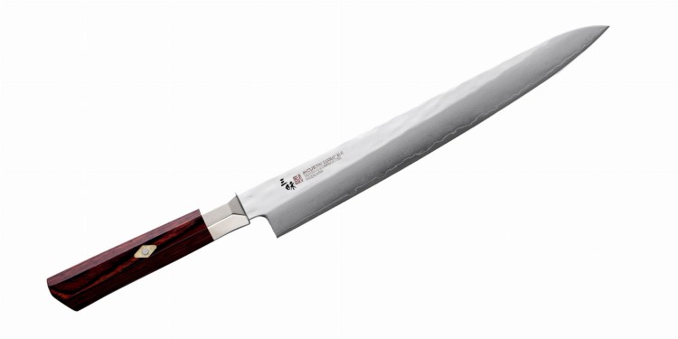 Mcusta Zanmai VG-10 Supreme Hammered Nóż Sujihiki 24 cm