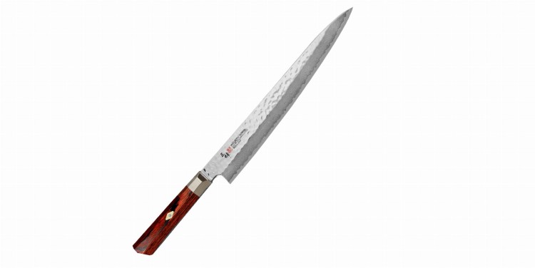 Mcusta Zanmai VG-10 Supreme Hammered Nóż Sujihiki 27 cm Supreme