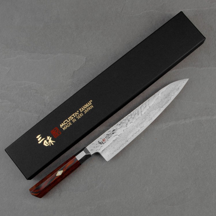 Mcusta Zanmai VG-10 Supreme Hammered Nóż szefa 18 cm