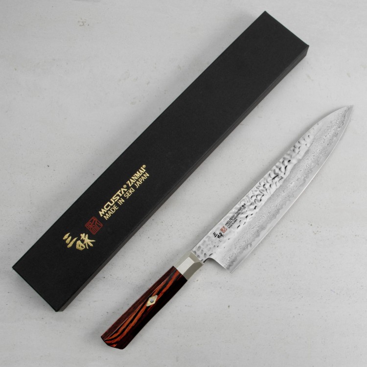 Mcusta Zanmai VG-10 Supreme Hammered Nóż szefa 24 cm