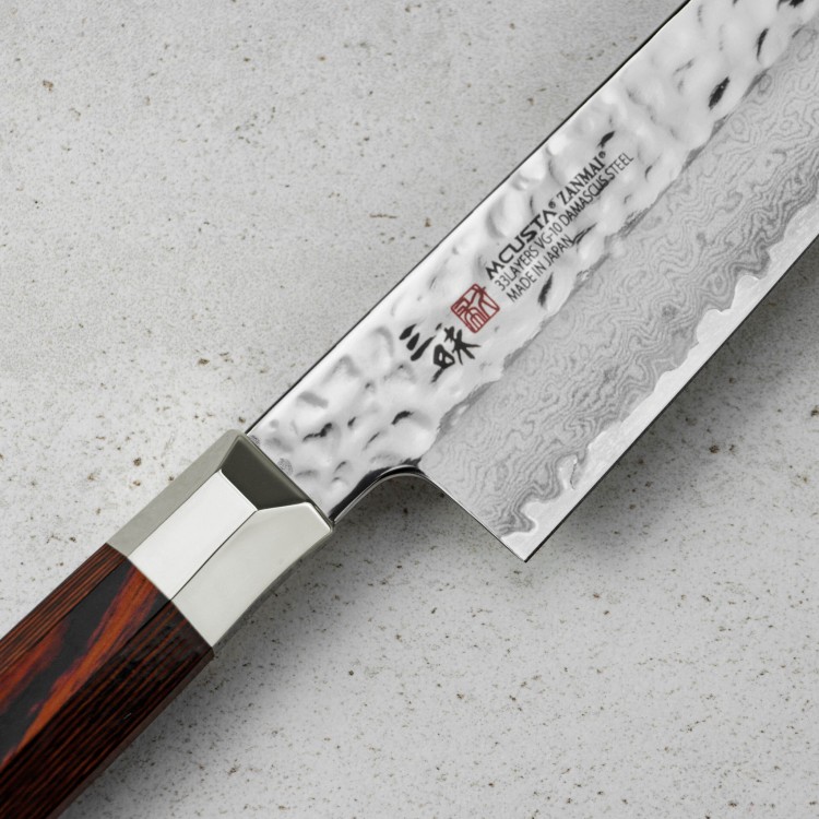 Mcusta Zanmai VG-10 Supreme Hammered Nóż szefa 24 cm