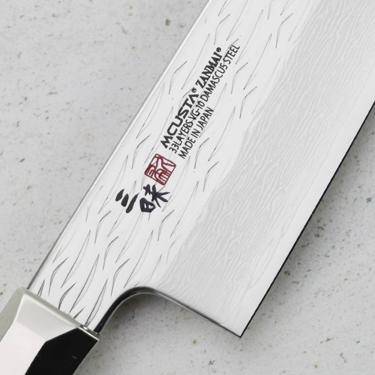 Mcusta Zanmai VG-10 Supreme Ripple Nóż Santoku 18 cm
