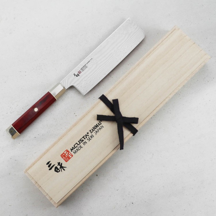 Mcusta Zanmai VG-10 Ultimate Aranami Nóż Nakiri 16,5 cm