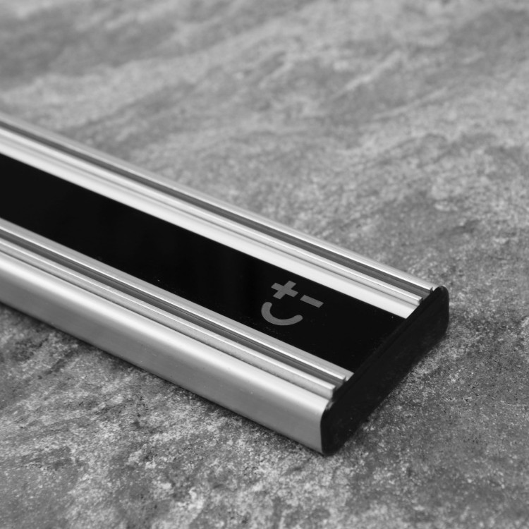 Bisbell Lustrzana Listwa Magnetyczna Czarna 30 cm