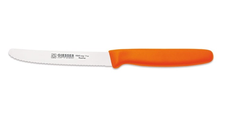 Giesser zestaw 3 noży 8365 pomarańczowy 11cm