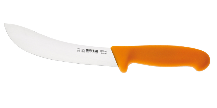 GIESSER 2025 18 nóż do skórowania 18 cm żółty