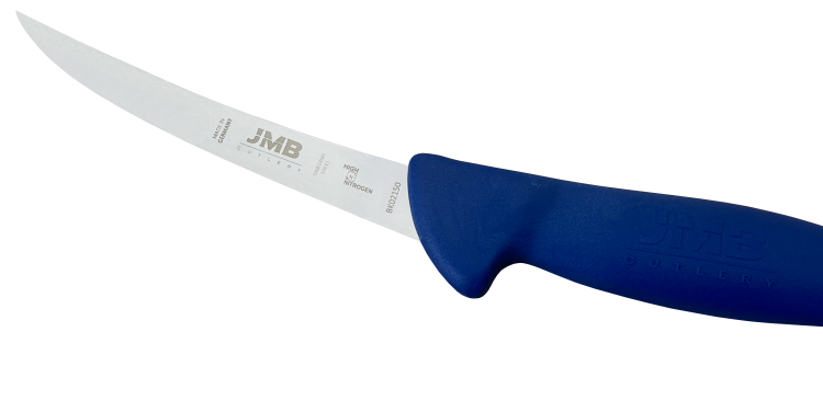 JMB nóż nr BK0215 twardy 15cm niebieski