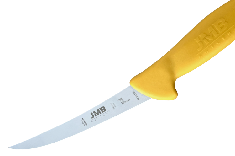 JMB nóż nr BK0215 twardy 15 cm żółty