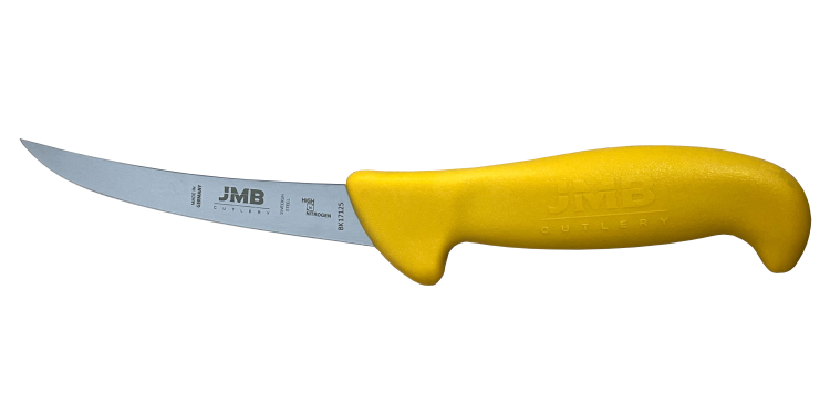 JMB nóż nr BK17125 twardy 12,5 cm żółty