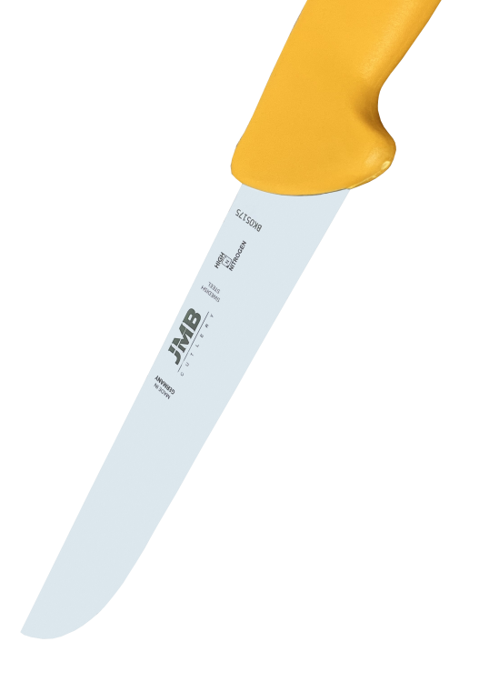 JMB nóż nr BK05 175 twardy 17,5 cm żółty