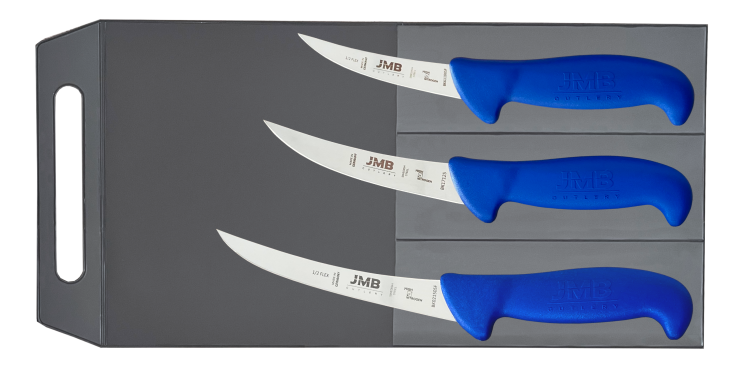JMB zestaw 3 noży niebieski (02, 17, 61)