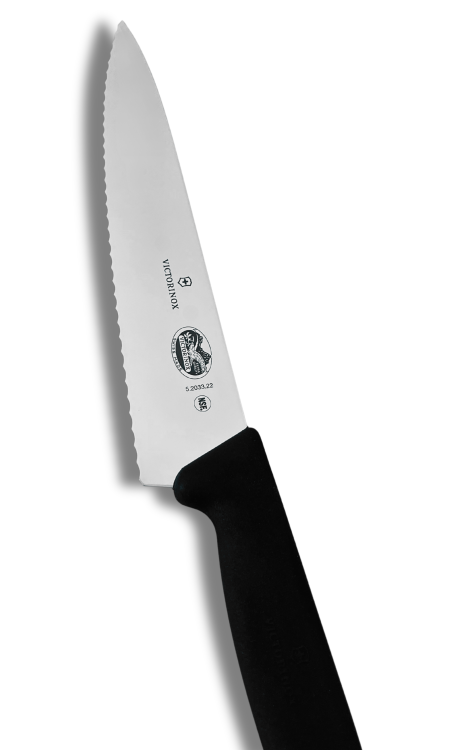 Victorinox nóż kuchenny z ząbkowanym ostrzem 5.2033.22 (22 cm)