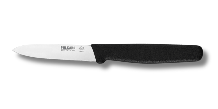 Polkars nóż do jarzyn nr 45 czarny (9cm)
