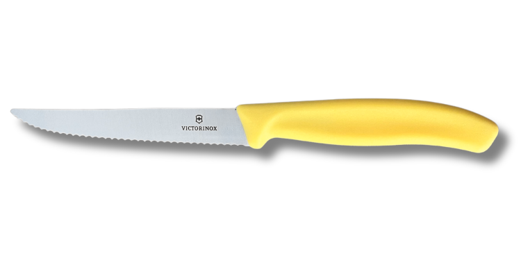 Victorinox nóż 6.7238.C1 do steków 11 cm żółty