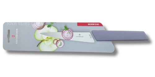 Victorinox nóż kuchenny Swiss Modern 6.9016.1521B liliowy (15 cm)
