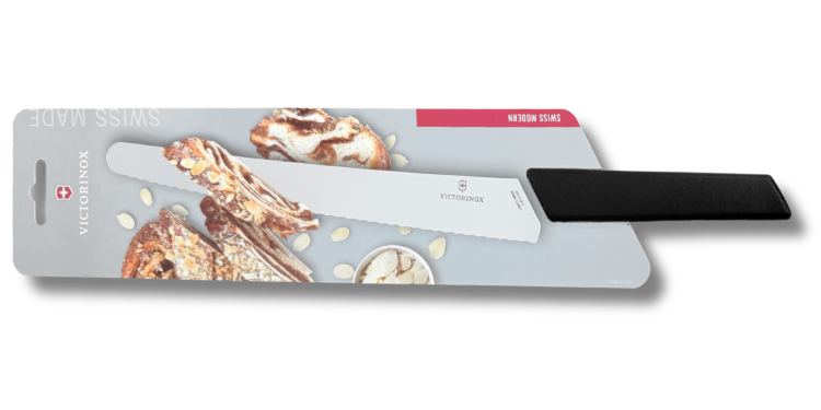 Victorinox nóż do pieczywa i ciast 6.9073.26WB Swiss Modern czarny (26 cm)