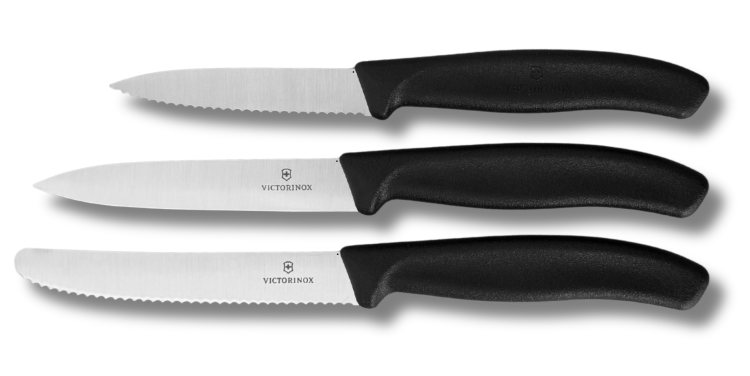 Victorinox zestaw trzech noży 6.7113.34 czarny