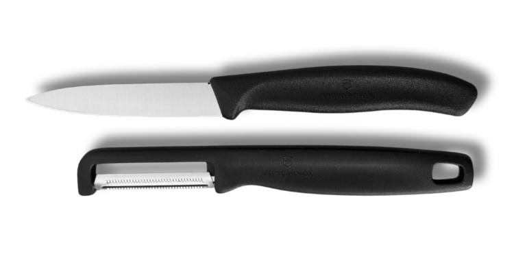 Victorinox zestaw z obieraczką 6.7113.21 czarny