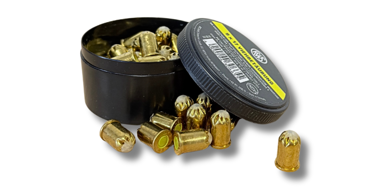Naboje 9x17mm (50 szt) żółte
