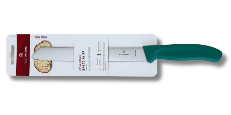 Victorinox nóż do pieczywa 6.8634.21C1B zielony (21cm)