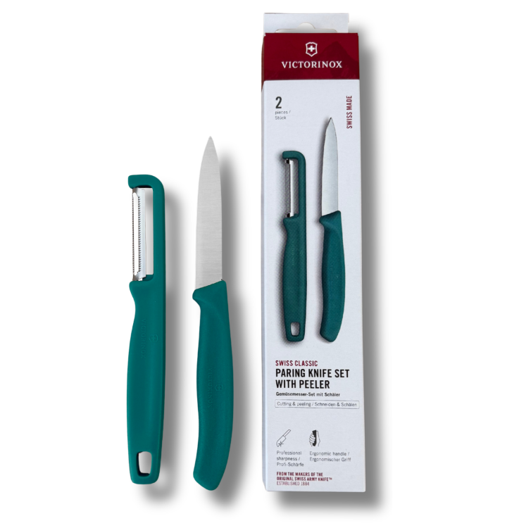 Victorinox zestaw z obieraczką 6.7114.21C1 zielony