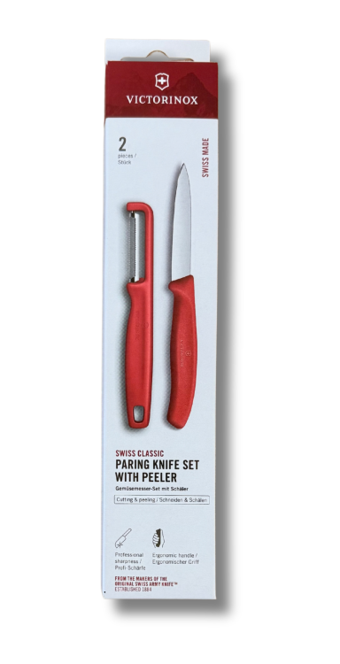Victorinox zestaw z obieraczką 6.7111.21C1 czerwony