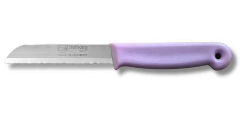 Solingen nóż 8,5 cm ząbkowany Fioletowy Pastelowy