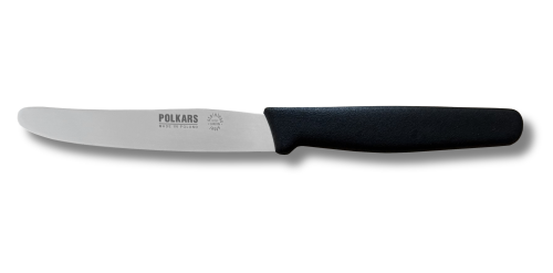Polkars nóż kuchenny nr 41 gładki czarny (11cm)