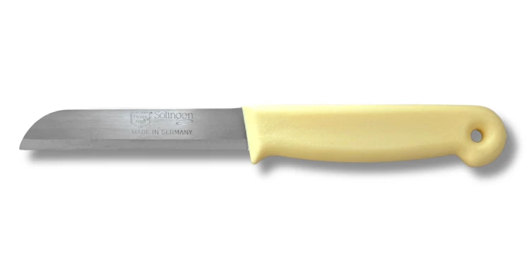 Solingen nóż 8,5 cm gładki Żółty Pastelowy