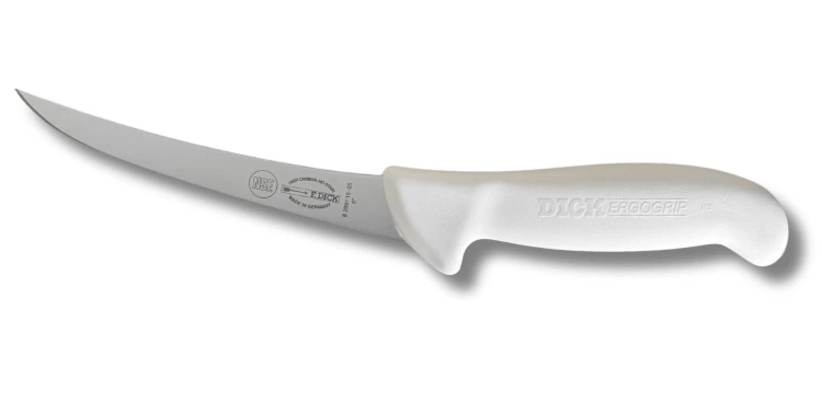 Dick Ergogrip nóż trybownik wygięty twardy 15 cm biały 8299115