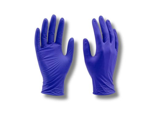 Rękawice nitrylowe kobaltowe easyCare flex 100 sztuk (Rozmiar XL)