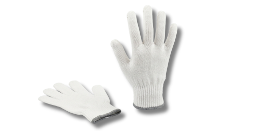 Rękawice bawełniane dziane 24 sztuki