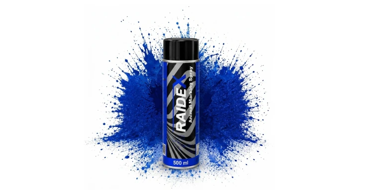 RAIDEX spray do znakowania niebieski 500ml