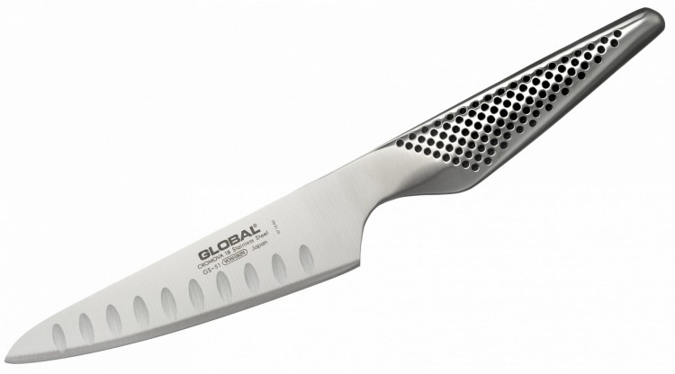 Global nóż kucharza, żłobiony 13cm GS-51