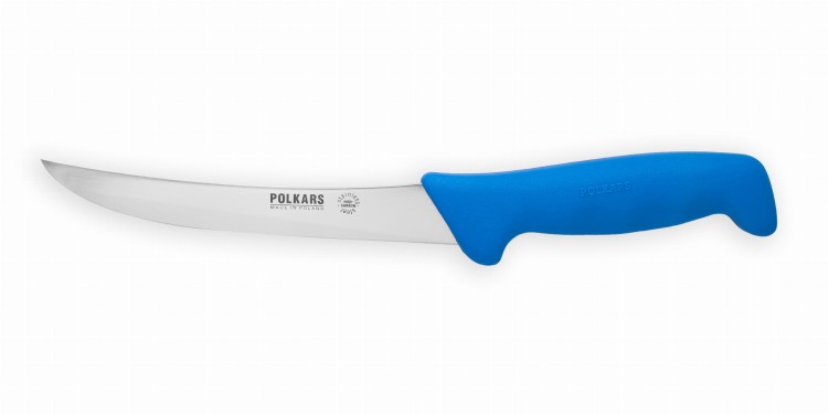 Polkars nóż rzeźniczy nr 16 półelastyczny niebieski (15cm)